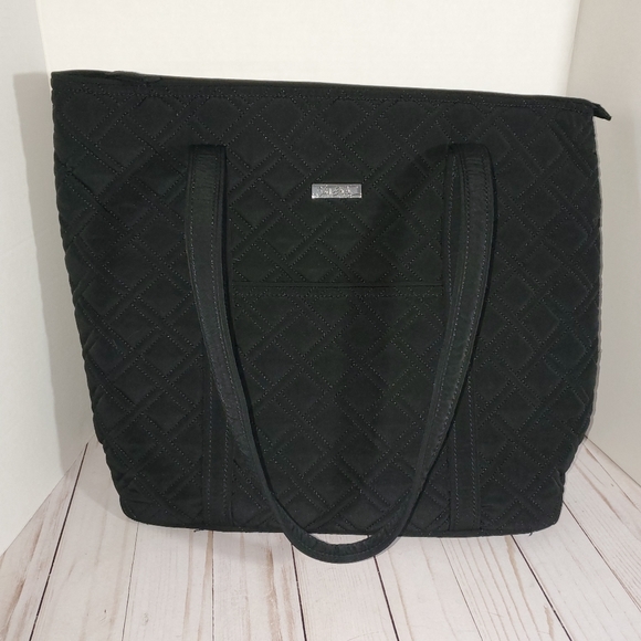 Vera Bradley Handbags - Vera Bradley Black Quilted Tote